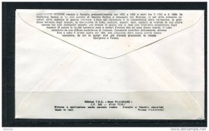 Italy 1976 First Day Cover Special Cancel  Colorano \Silk\ Cachet   Art Vitolio