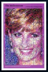 [95347] Zambia 1999 Royalty Princess Diana Flora Flowers Sheet MNH