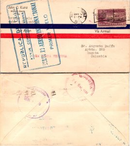 1931 Havana Cuba Pan Am First Flight to Columbia FAM 5 ( Postal History ), 1931