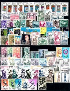 Spain 1964 Complete Year Set  MNH