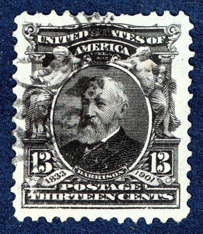 [0822] 1903 Scott#308 13¢ purple black cv :$10