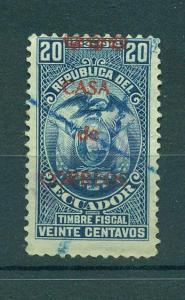 Ecuador sc# RA5 used cat value $.35