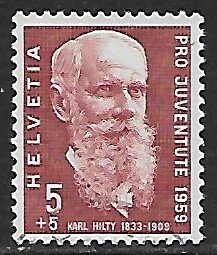 Switzerland  # B287 - Karl Hilty - used....{KBrD}