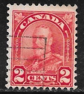 Canada 165a: 2c George V, Arch issue, used, F