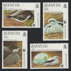 Bermuda WWF Cahow and White-tailed Tropicbird 4v 2001 MNH SC#798-801