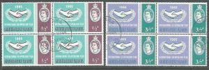 GILBERT & ELLICE IS 1965 ICY set in blocks of 4 fine used..................64869