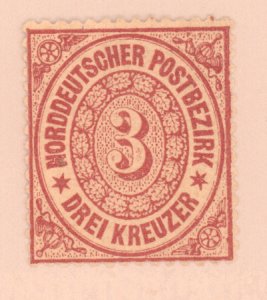 German States- North German Confed, Scott #21, MNG