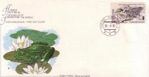 Czech. FDC SC# 2457 Edible Frog L145