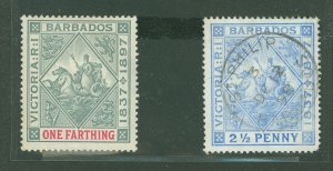 Barbados #81/84 Unused