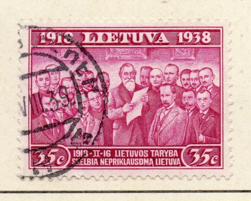 Latvia 1934 Early Issue Fine Used 35c. Postmark NW-07139 