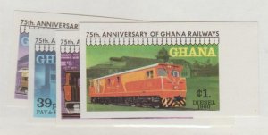 Ghana Scott #678-681 Imperf Stamps - Mint NH Set