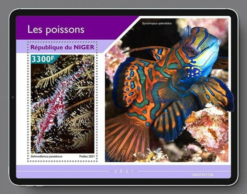 Stamps of NIGER 2021- FISHES 2