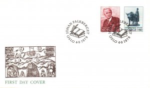 Norway 748-749 U/A FDC