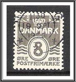 Denmark #227 Numeral Used