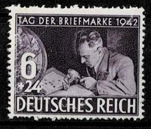 Germany 1942,Sc#B201 MNH, Stamp Day: Collector with album