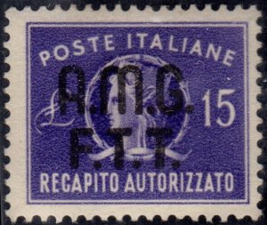 Italy - Trieste Scott #EY3 Mint Occupation Stamp