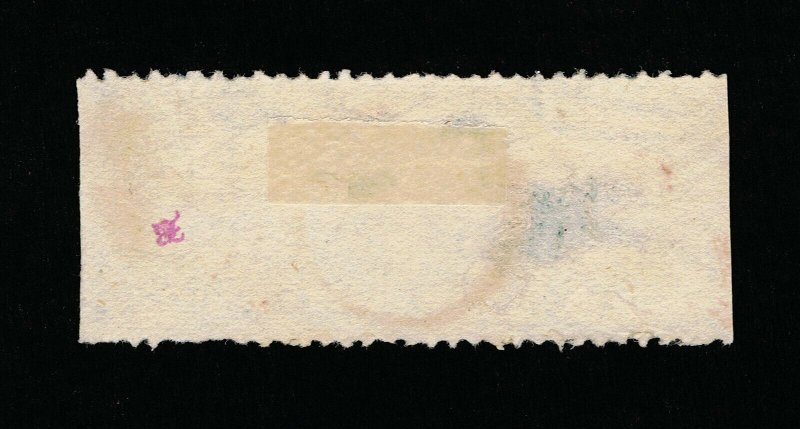 GENUINE #RS87d PAIR PRIVATE DIE A.H. FLANDERS MEDICINE ON WMK-191R PAPER