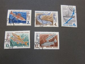 Russia 1966 Sc 3240-44 set FU