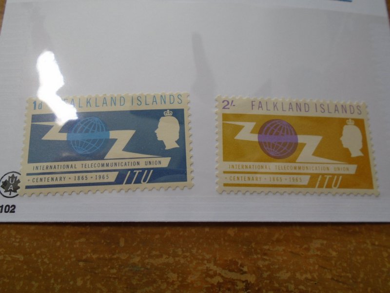 Falkland Islands  #  154-55  MH