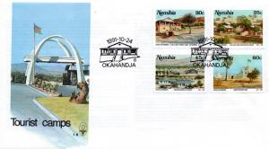 Namibia - 1991 Tourist Camps FDC SG 580-583