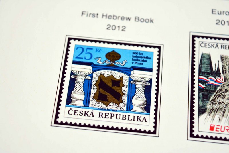 COLOR PRINTED CZECH REPUBLIC 2011-2020 STAMP ALBUM PAGES (70 illustrated pages)