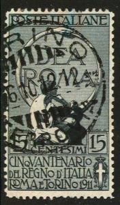 Italy, Scott 122, used