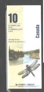 CANADA 1991 HERITAGE RIVERS Bklt.#131 MH