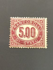 Italy - O7 F MHR. Scott $ 55.00