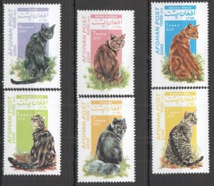 Wb161 2000 Afghanistan Fauna Pets Cats 1Set Mnh