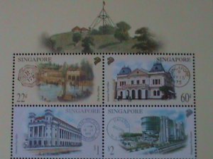 ​SINGAPORE-2000-SC# 939- POST OFFICES &  FANCY CANCELS-MNH S/S-VF LAST ONE