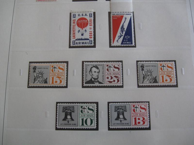 USA Nearly Complete Airmail Collection WITH ZEPPS - Mint & Hinged