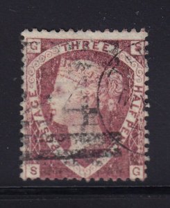 GB Scott # 32a F-VF used neat cancel ( SG # 52 ) nice color cv $ 90 ! see pic !