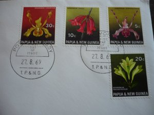 Postal History - Papua New Guinea - Scott# 287-290 - First Day Cover