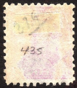 1915, US 12c, Franklin, Used, thin, Sc 435