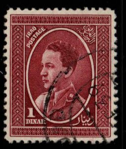 IRAQ Scott 78 Used King Ghazi 1 Dinar stamp
