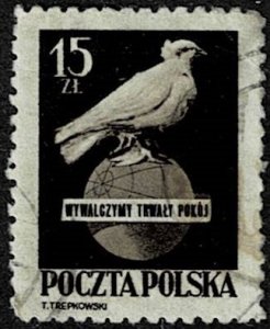 1950 Poland Scott Catalog Number 476 Used