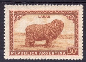 Argentina 1945 MERINO SHEEP (WOOL) 1 Stamp Perforated Mint (NH)