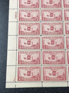 US #649 Wright Airplane 2 Cent sheet of 50, - VF / MNH 