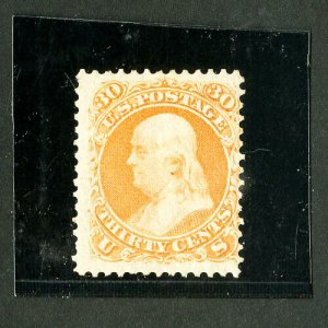 US Stamps # 71 F-VF Bright and fresh OG LH Scott Value $2,600.00