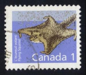 Canada #1155 Flying Squirrel, used (0.25)