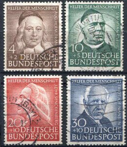 GERMANY B334 - B337  1953 Used Set CV $75.00