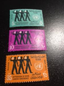 Egypt  sc 694-696 MH comp set
