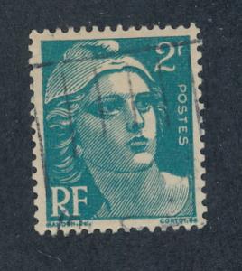  France 1945  Scott  536  used - 2fr, Marianne