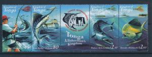 [27121] Tonga 2001 Marine Life Game Fishing MNH