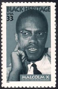 #3273 33 cent Malcom X, mint OG NH VF