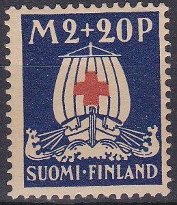 Finland Sc #B4 Mint Hinged; Mi #160