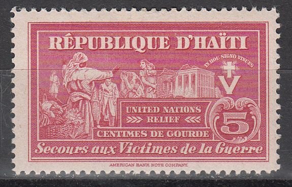 haiti scott no RA8 mint hinged