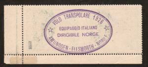 Italy San 53i MLH.1926 Trans-Polar INVERTED CENTER, Imperf Between