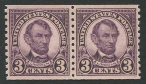 US SCOTT #600 pair Mint NH OG XF-Sup 95 PSE Cert SMQ $130 