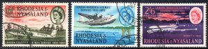 Rhodesia & Nyasaland - 1962 London-Rhodesia Airmail Service Set Used SG 40-42